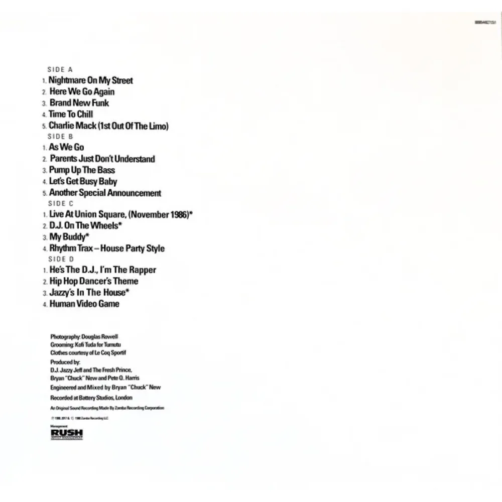 DJ Jazzy Jeff & The Fresh Prince - He's The DJ, I'm The Rapper