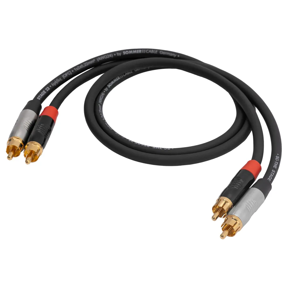 HeadMade Pro 2RCA - 2RCA Black 0.62m