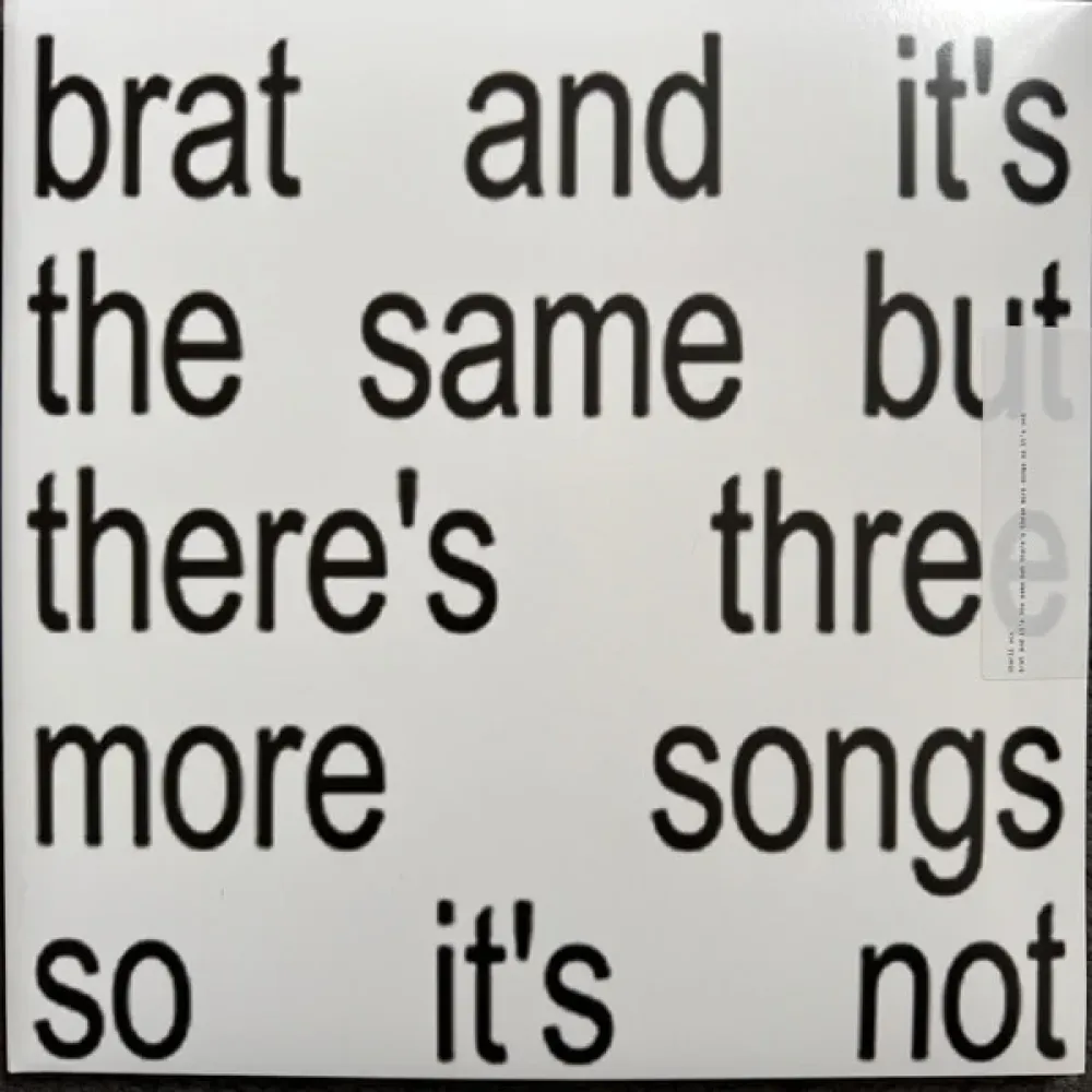 Charli XCX – Brat And It's The Same But There's Three More Songs So It's Not (Coloured White) 2LP