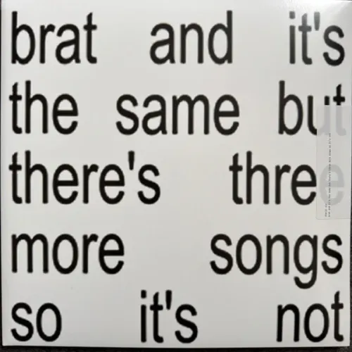 Charli XCX – Brat And It's The Same But There's Three More Songs So It's Not (Coloured White) 2LP