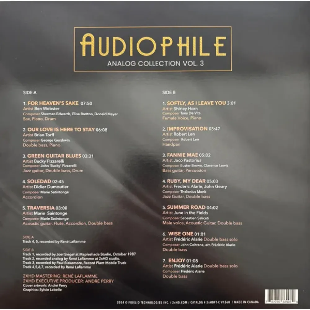 Various – Audiophile Analog Collection Vol. 3 - LP