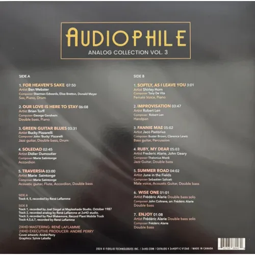 Various – Audiophile Analog Collection Vol. 3 - LP