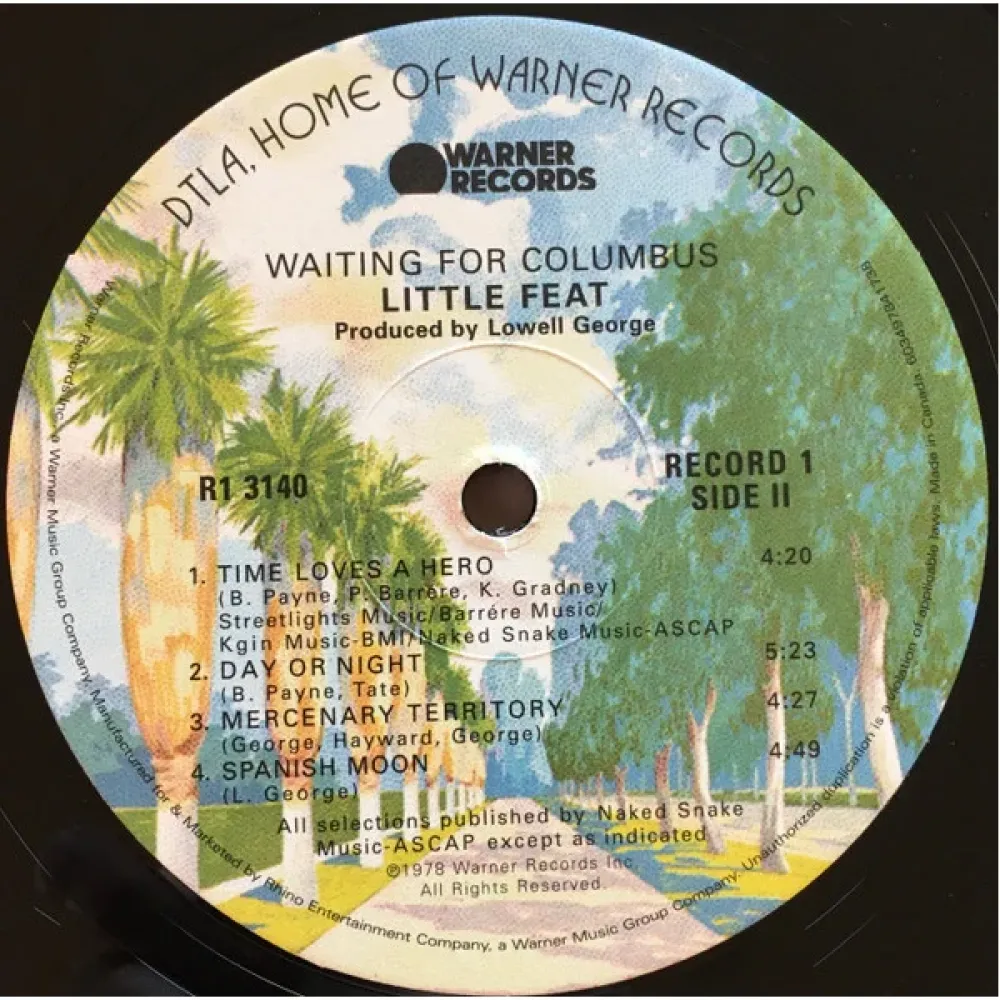 Little Feat – Waiting For Columbus LP