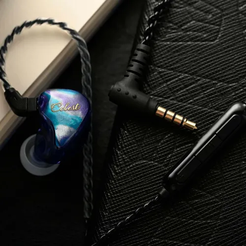 Celest Jimo Black 2pin 0.78 3.5mm 1.2m