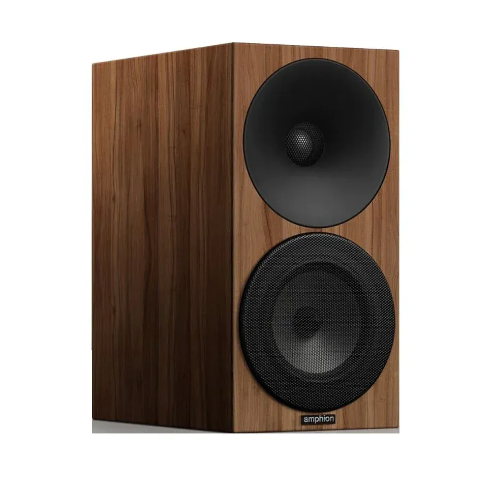 Amphion Argon1 Walnut + WiiM AMP Space Gray + AudioQuest SLIP-DB 14/2
