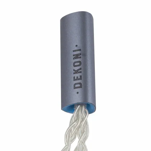 Dekoni Audio Postsplit XLR-mini Silver Braided