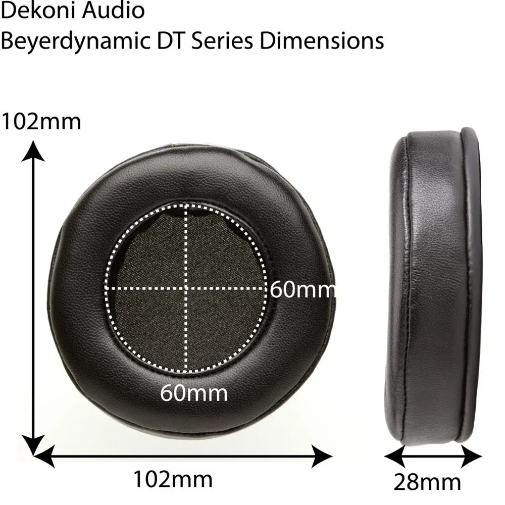 Dekoni Audio Fenestrated Elite Sheepskin Ear Pad Set for Beyerdynamic DT Series