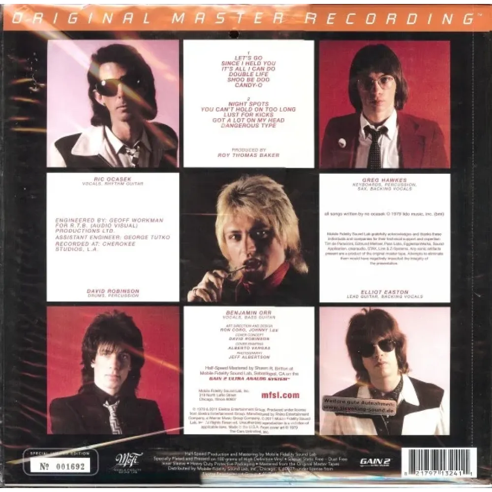 The Cars – Candy-O - Mobile Fidelity - LP