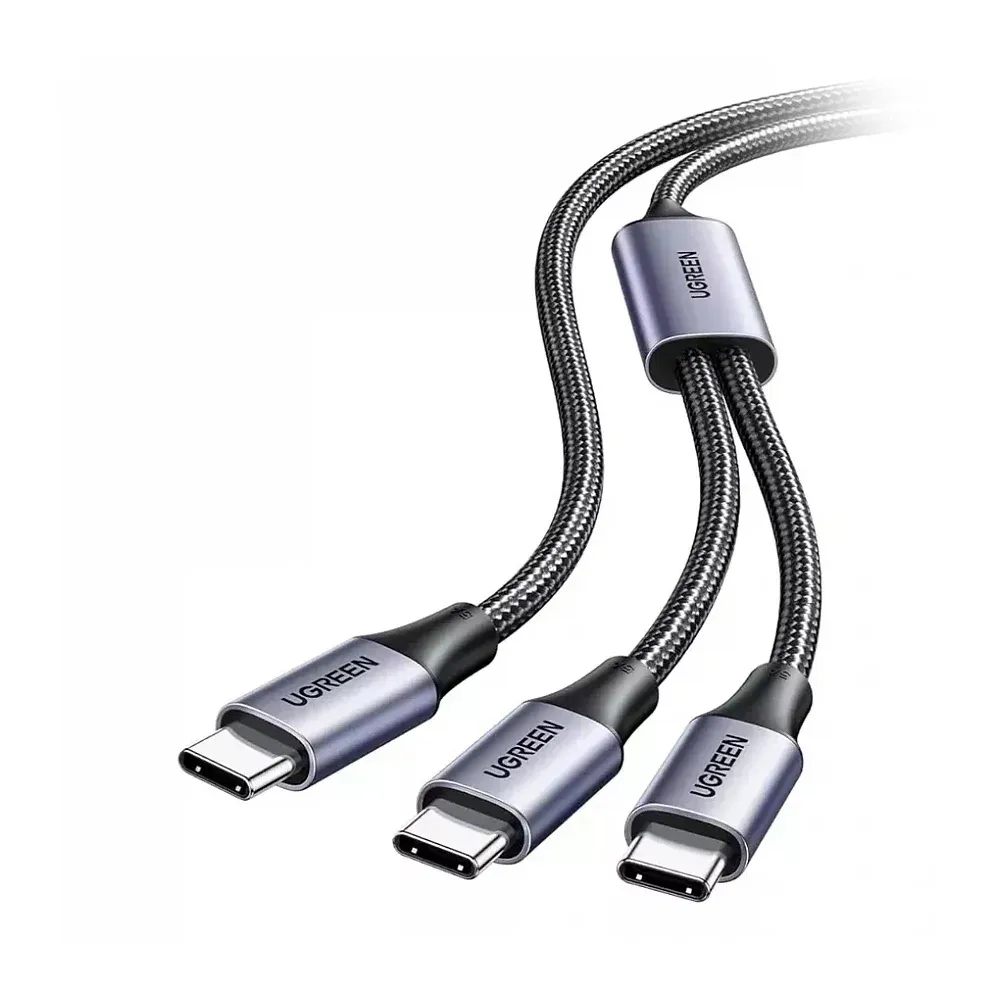 Ugreen US561 2-in-1 Charging USB-C - 2USB-C 1.5m