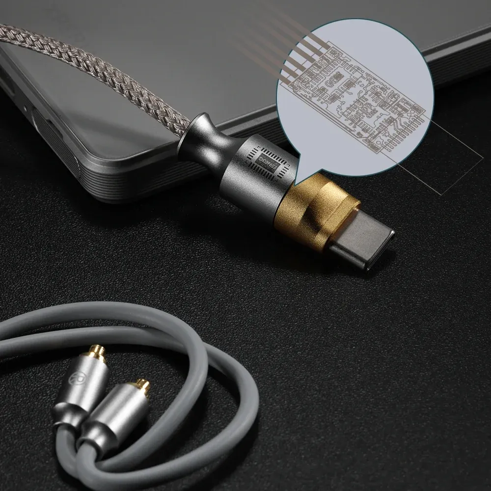 ddHiFi M110C MMCX - USB-C Silver