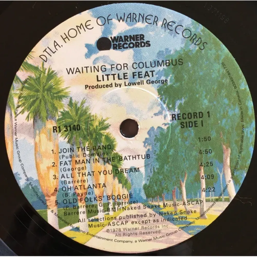 Little Feat – Waiting For Columbus LP
