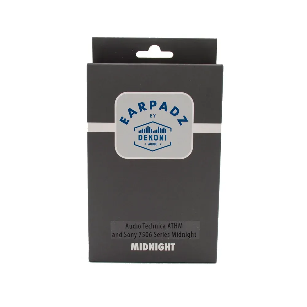 Dekoni Audio Midnight Series for the Audio-Technica ATH-M Series and Sony CDR900ST, MDR7506