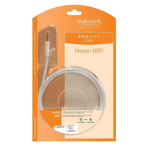 Inakustik Star MP3 Audio Cable 3.5mm M-F 5m
