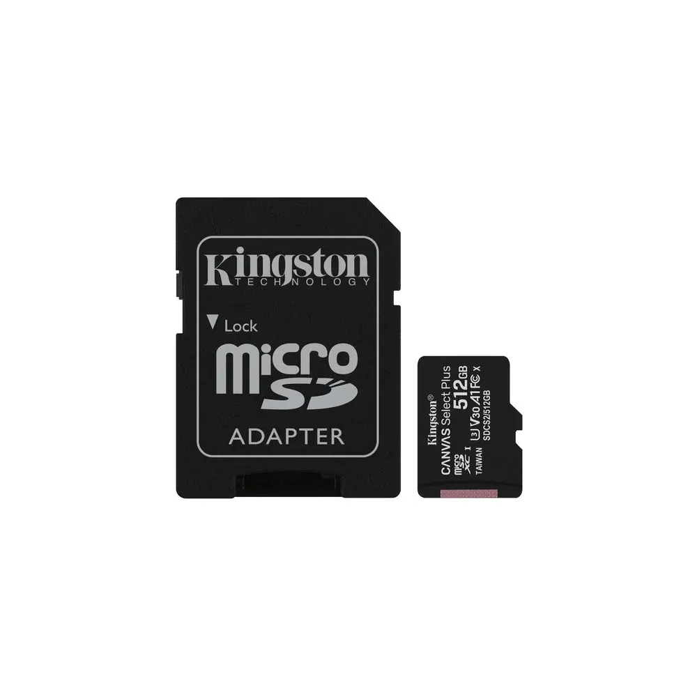 Kingston Canvas Select Plus Adaptor 512Gb