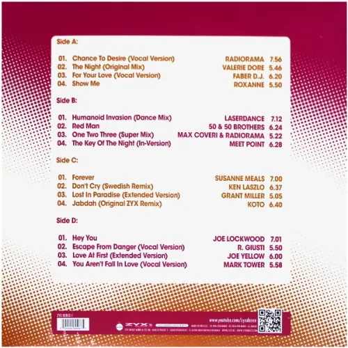 VARIOUS ARTISTS ZYX ITALO DISCO COLLECTION 2 LP