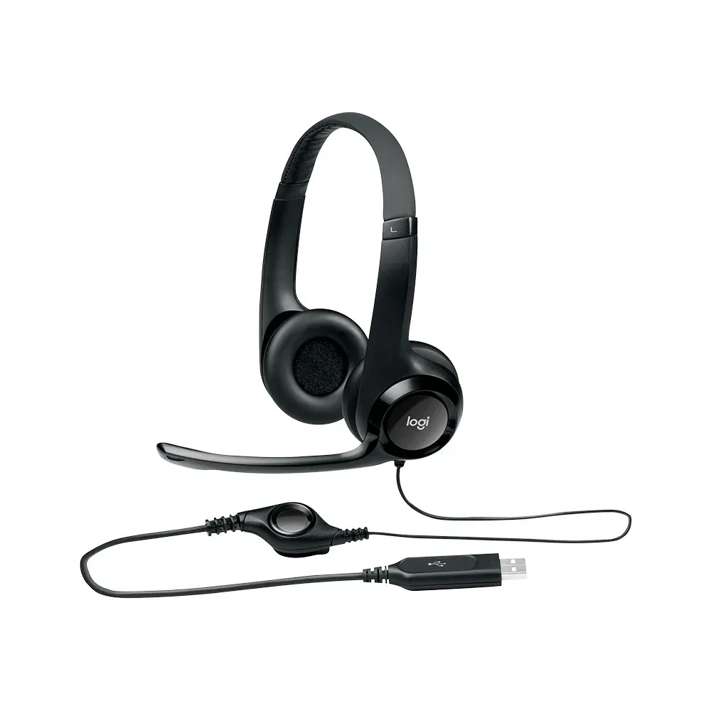 Logitech Headset H390 USB Black