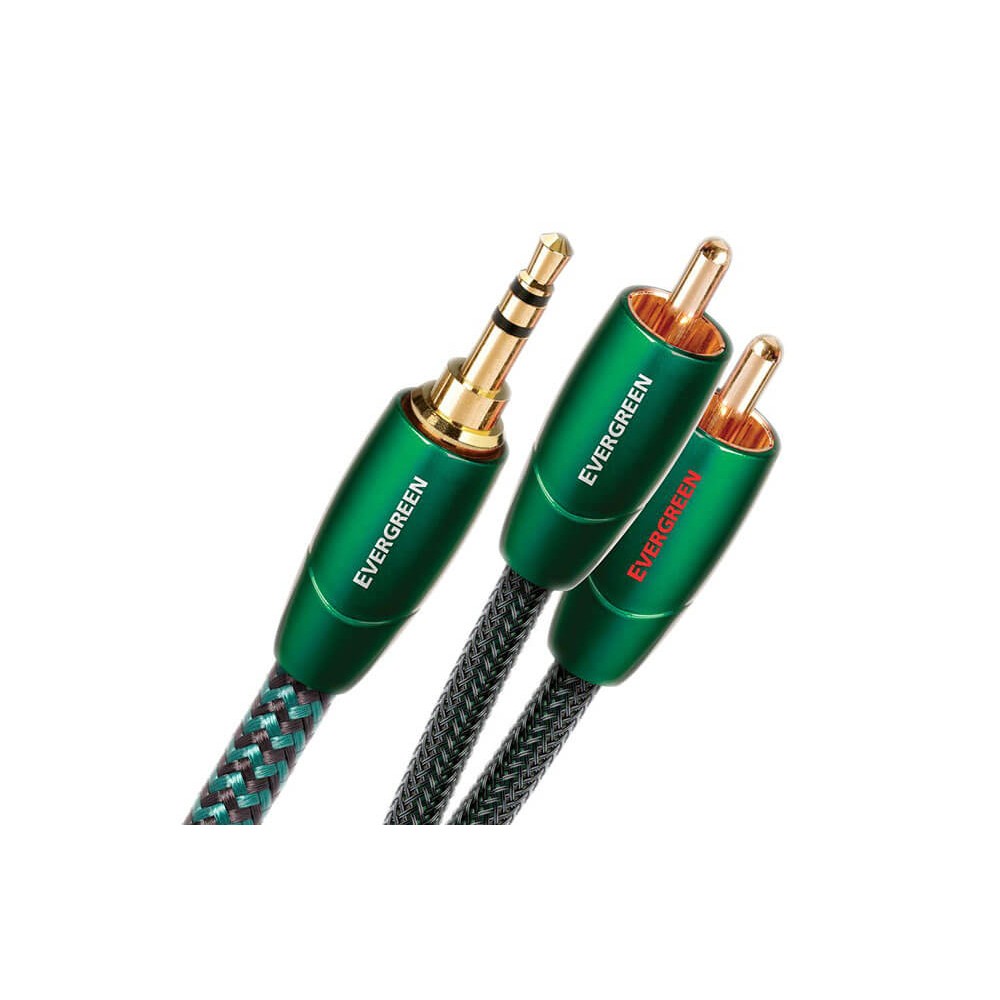 AudioQuest Evergreen 3.5mm - 2RCA 1.0 m
