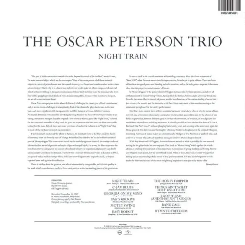 Oscar Peterson Night Train LP