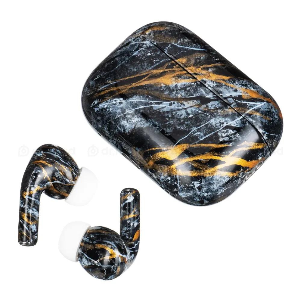 Apple AirPods Pro 2nd gen with MagSafe USB-C (2023) Black Marble Total Gloss