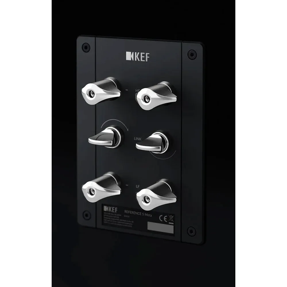 KEF Reference 5 Meta High Gloss Black Grey