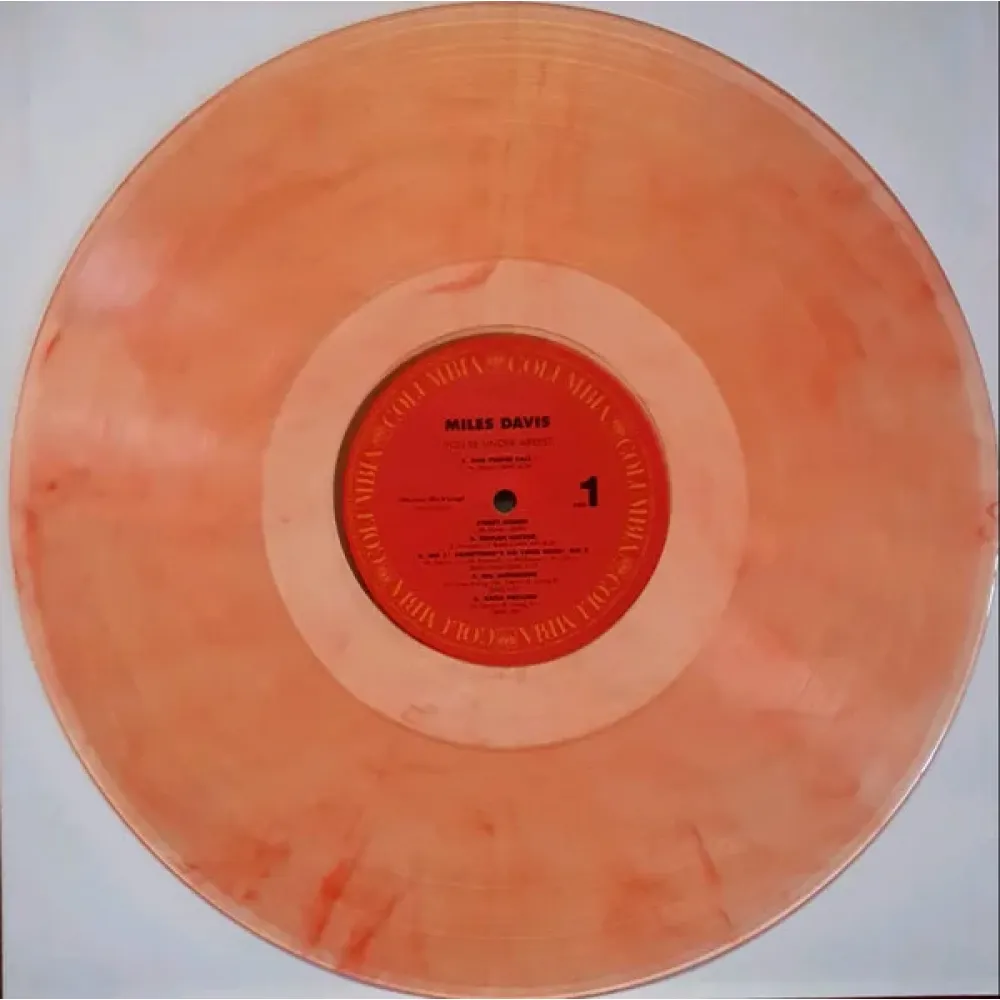 Miles Davis – You're Under Arrest - Crystal Clear & Red Marbled - LP