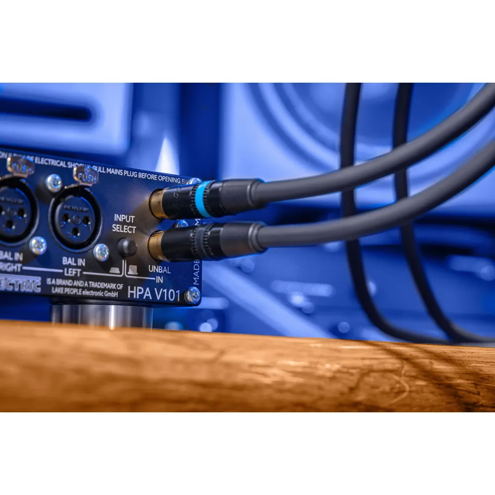 HeadMade Pro 2RCA - 2XLR-m Black 1m