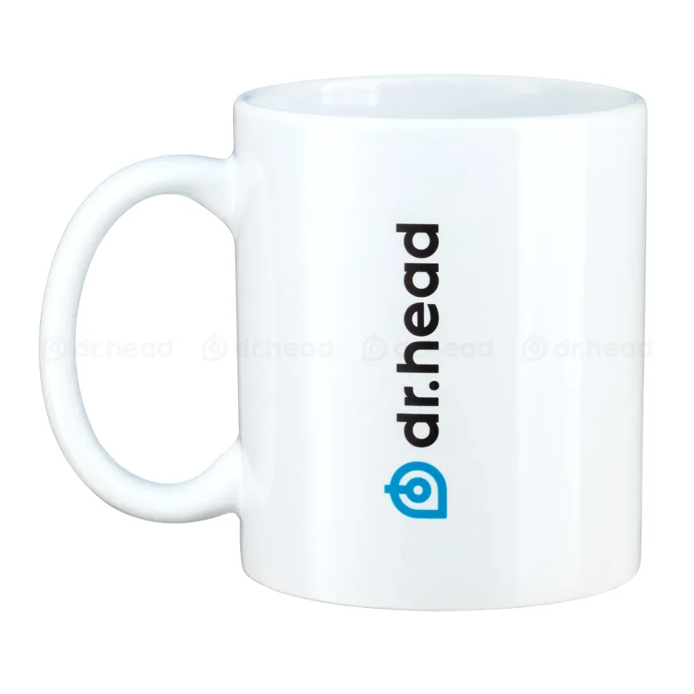 Dr.Head mug with logo №2