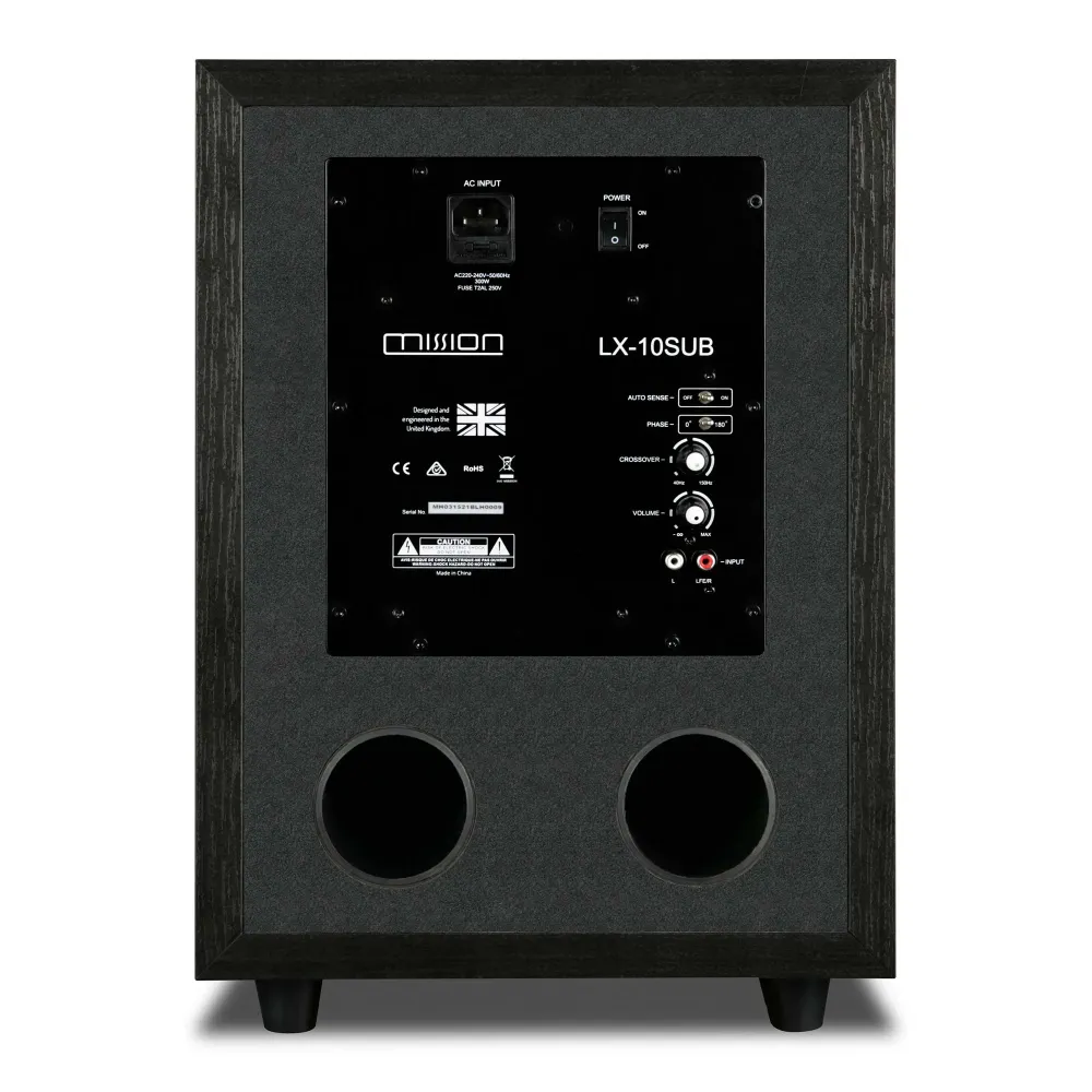 Mission LX-10 Sub MKII Lux Black