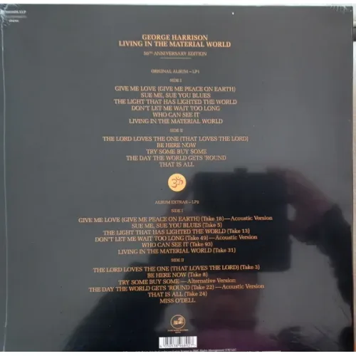 George Harrison – Living In The Material World - LP
