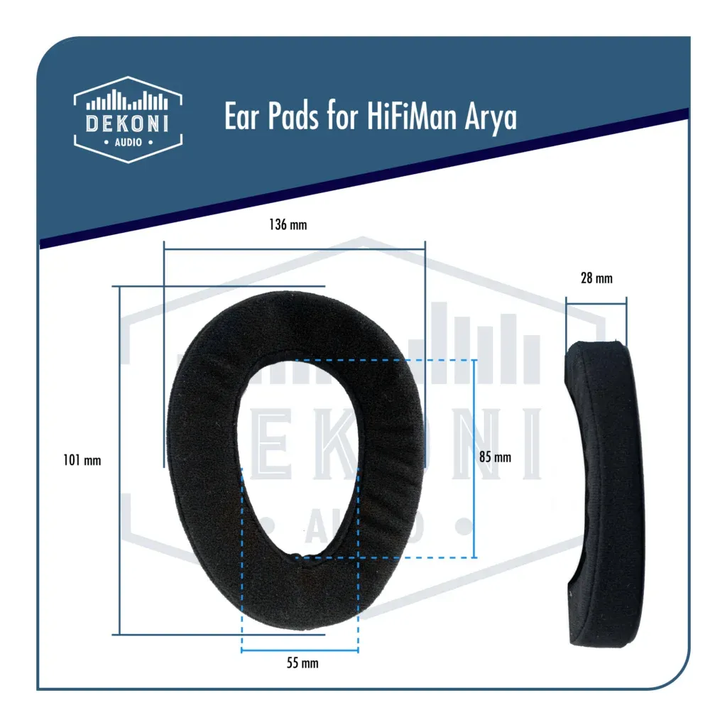 Dekoni Audio Elite Velour for HiFiMan Arya