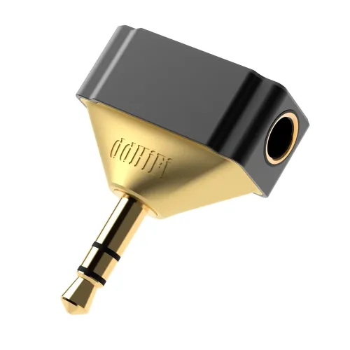 ddHiFi DJ44Gold Edition Black Gold 4.4mm (f) - 3.5mm (m)