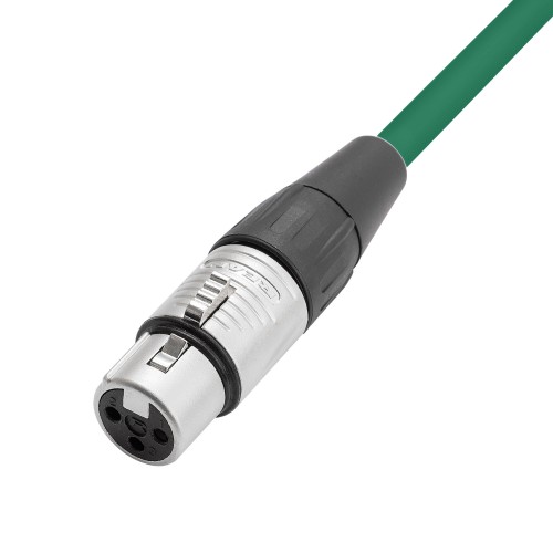 HeadMade Pro XLR-F - XLR-M Green 2m