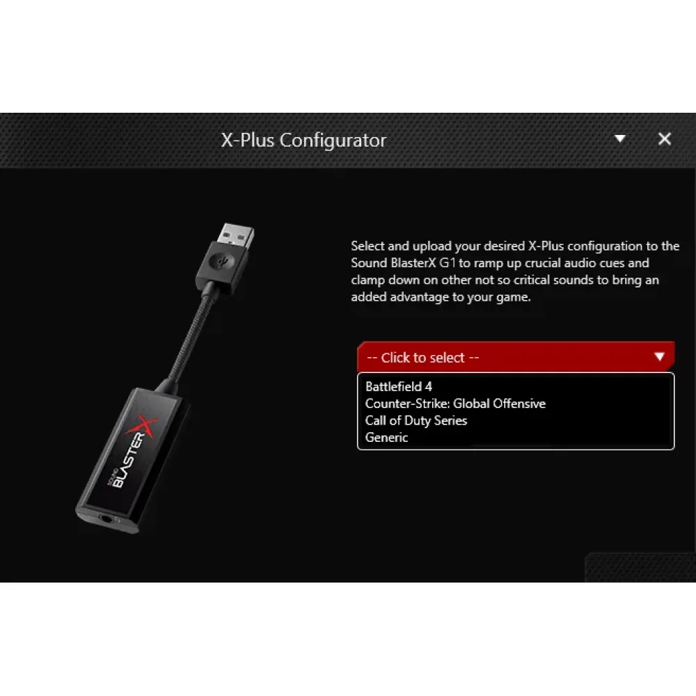 Creative Sound BlasterX G1