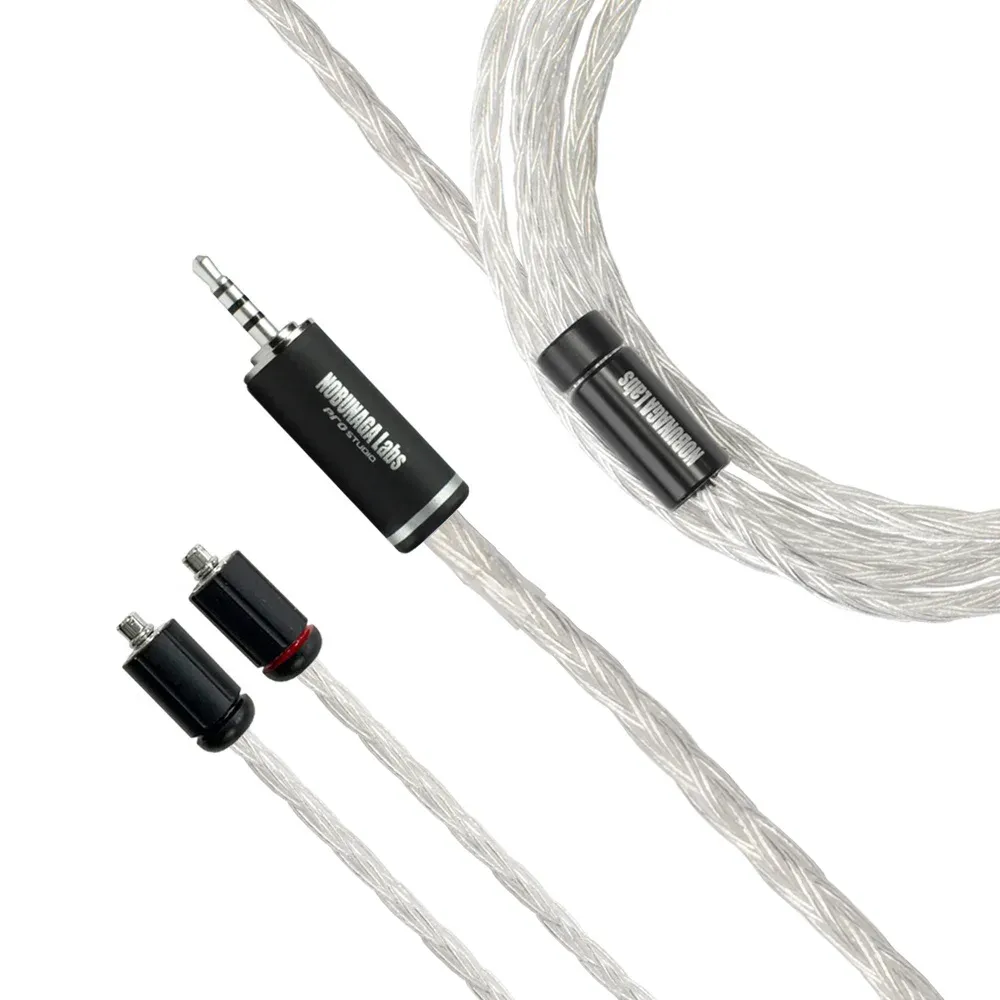 Nobunaga Labs SILVER RAIJIN MMCX - 2.5mm