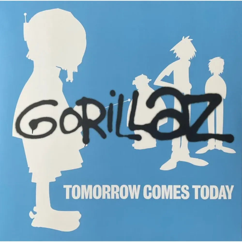 Gorillaz – Tomorrow Comes Today - White & Blue - LP