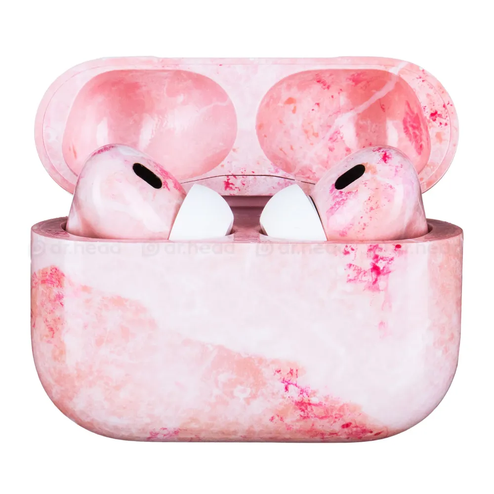 Apple AirPods Pro 2nd gen with MagSafe USB-C (2023) Pink Marble Gloss