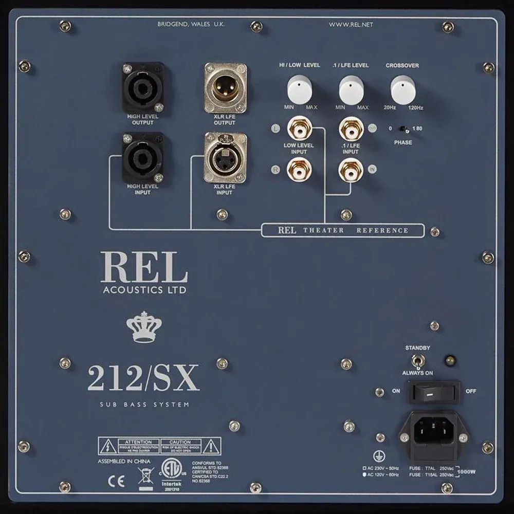 REL 212SX Piano Black