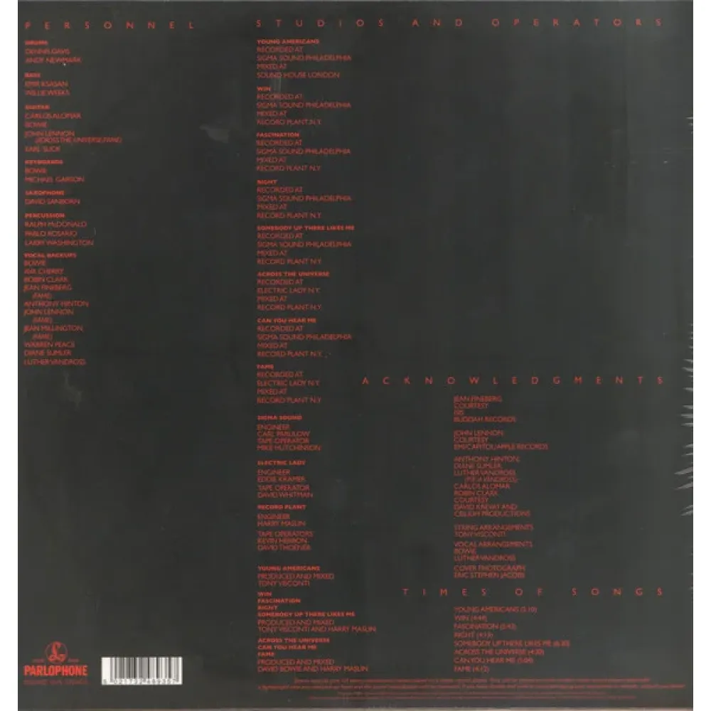 David Bowie – Young Americans LP