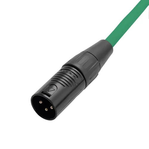 HeadMade Pro XLR-M - 6.3mm stereo Green 3m