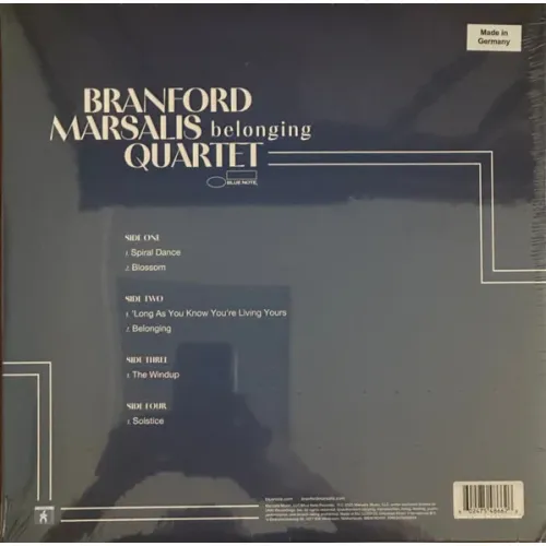 Branford Marsalis Quartet – Belonging - 2LP