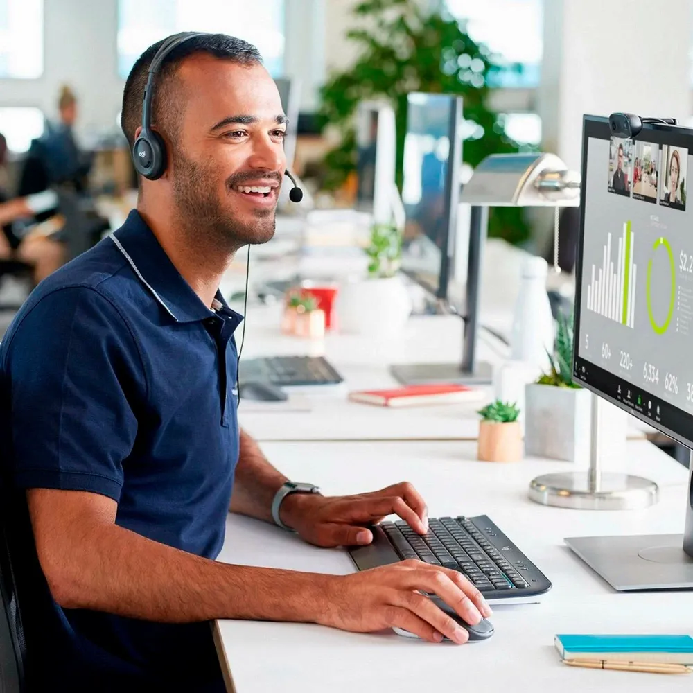 Logitech Headset H110 Dark Grey