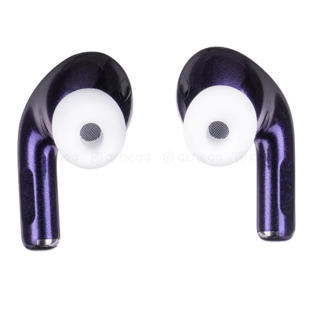 Apple AirPods Pro 2nd gen with MagSafe USB-C (2023) Illusion Aquamarine Violet Total Gloss