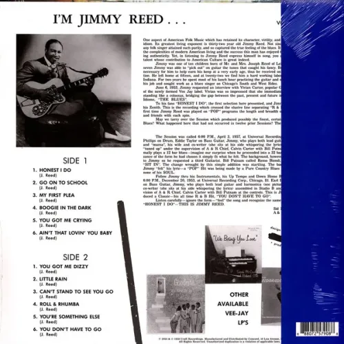 Jimmy Reed – I'm Jimmy Reed (Analogue, Acoustic Sounds) LP