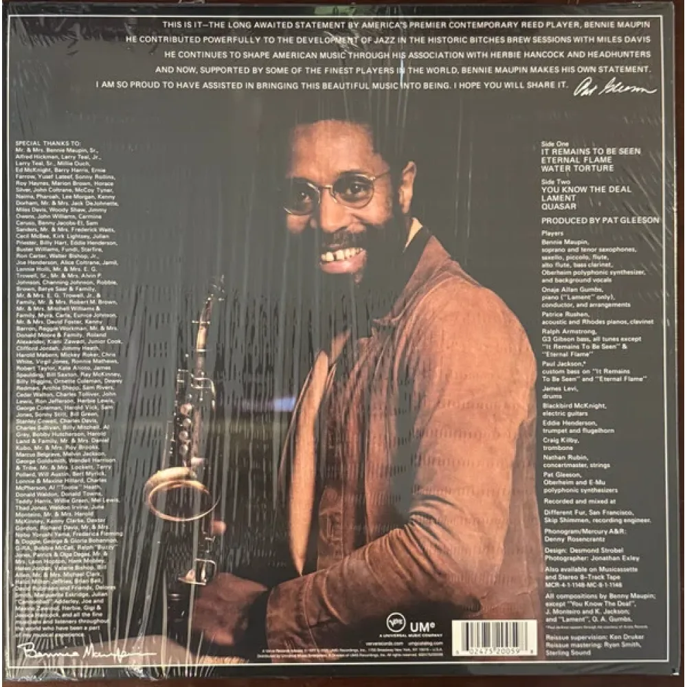 Bennie Maupin – Slow Traffic To The Right - LP