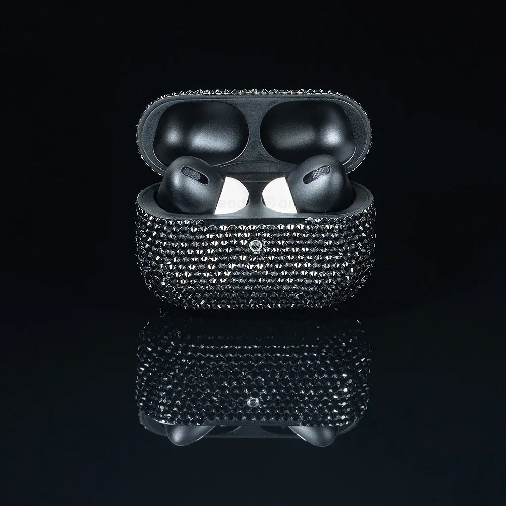 Apple AirPods Pro 2nd gen with MagSafe USB-C (2023) Swarovski Crystal Black