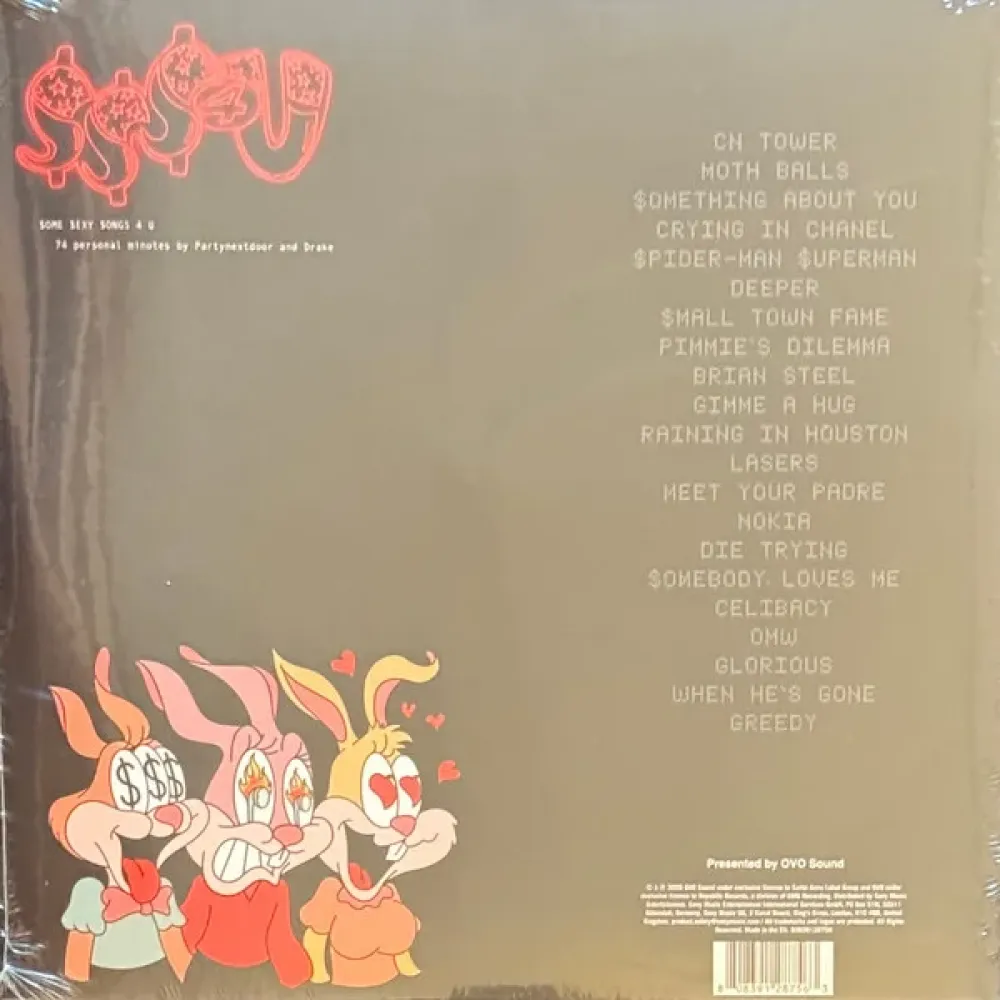 PARTYNEXTDOOR & Drake – $ome $exy $ongs 4 U - Blue - 2LP