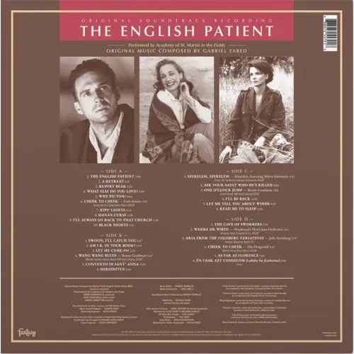 OST - The English Patient Original Soundtrack Recording - Orange - 2LP