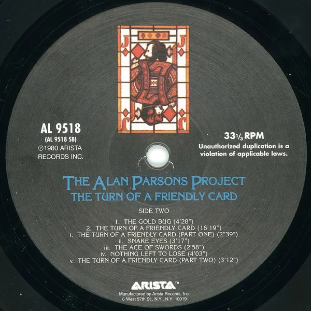 The Alan Parsons Project - The Turn Of A Friendly Card