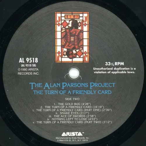 The Alan Parsons Project - The Turn Of A Friendly Card