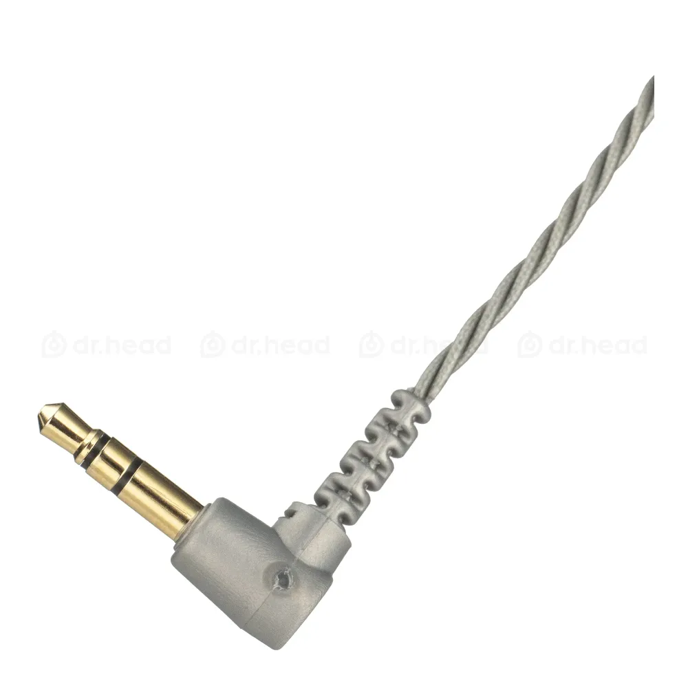 SoundLink Plasticsone IEM cable 2-pin - 3.5mm Grey 1.6m